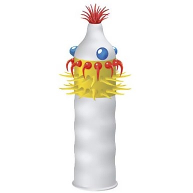 Стимулирующая насадка-презерватив "Luxe Контрольный выстрел" 