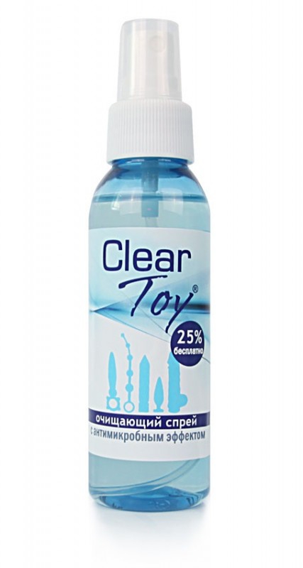 Антисептик для поверхностей и тела "Clear Toy" с антимикробным эффектом, 75ml 